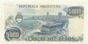 Banknote from Argentina