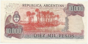 Banknote from Argentina