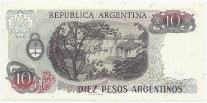 Banknote from Argentina