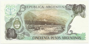 Banknote from Argentina