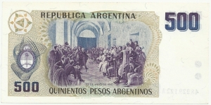 Banknote from Argentina