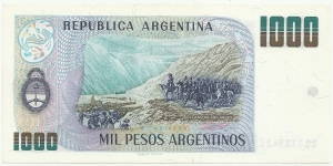 Banknote from Argentina