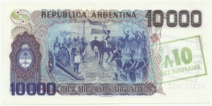 Banknote from Argentina