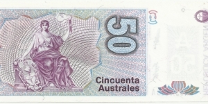 Banknote from Argentina