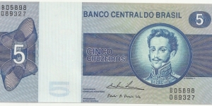 Brasil 5 Cruzeiros ND(1970) Banknote