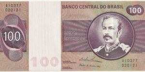 Brasil 100 Cruzeiros ND(1970) Banknote