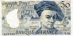 Banknote from France