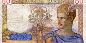 Banknote from France