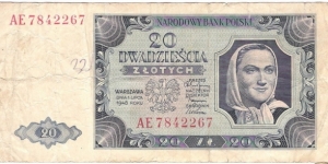 20 Zloty Banknote