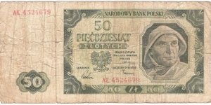 50 Zloty Banknote