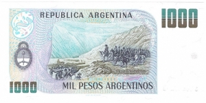 Banknote from Argentina