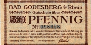 Banknote from Germany