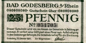 Banknote from Germany