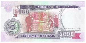 Banknote from Mozambique