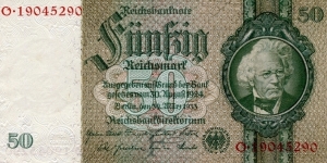 50 Reichsmark Banknote