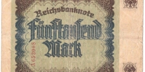 Banknote from Germany