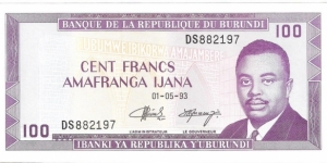 100 Francs(1993) Banknote