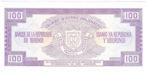 Banknote from Burundi