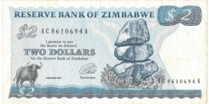 2 Dollars(1994) Banknote