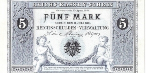 5 Mark(Modern Reprint) Banknote