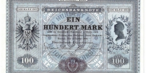 100 Mark(Modern Reprint) Banknote