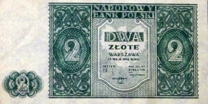 2 Złote Banknote