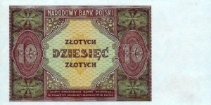 Banknote from Poland