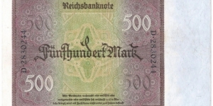 Banknote from Germany