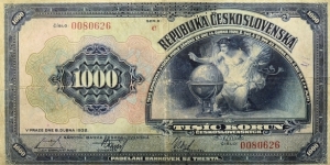 Banknote from Czech Republic