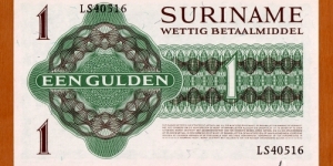 Banknote from Suriname