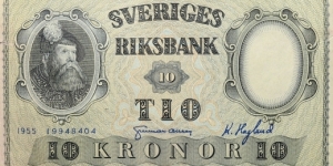 10 Kronor Banknote