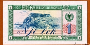 Banknote from Albania