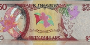 Banknote from Guyana