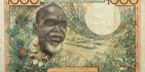 Banknote from West African States