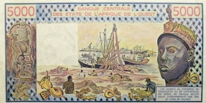 Banknote from West African States