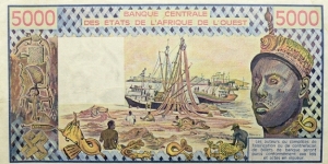 Banknote from West African States