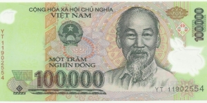 VietNam 100000 Ðồng ND(2006)-plastic Banknote