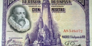 100 Pesetas Banknote