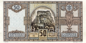 Banknote from Slovakia