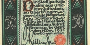 Banknote from Germany