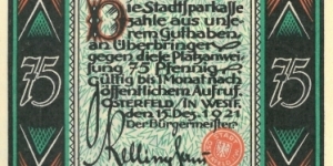 Banknote from Germany