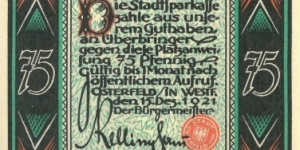 Banknote from Germany