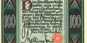 Banknote from Germany