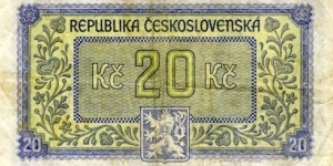 Banknote from Czech Republic