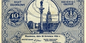 10 Groszy - Bilet zdawkowy Banknote