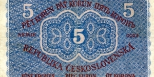 Banknote from Czech Republic