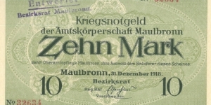 Banknote from Germany