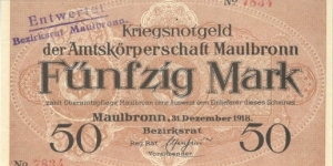 Banknote from Germany