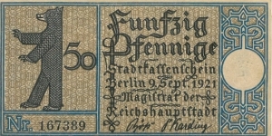 Banknote from Germany