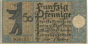 Banknote from Germany